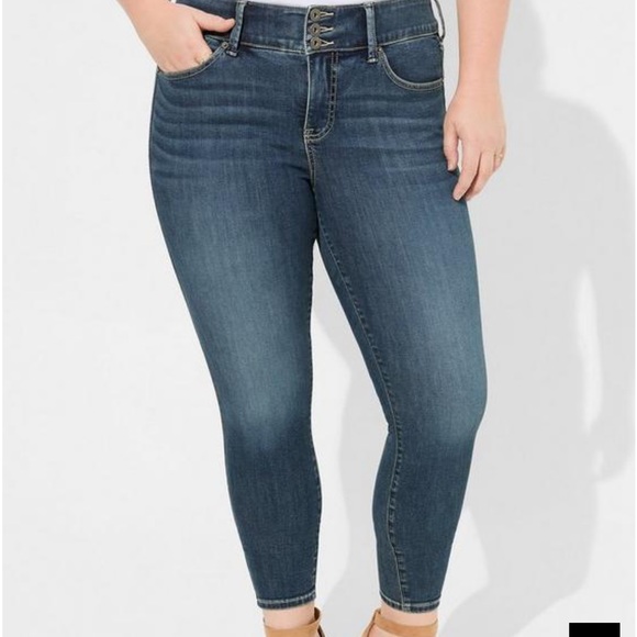 torrid Denim - Torrid Jegging Super Soft Stretch Denim Jeans Size 20R Dark Wash Super stretchy